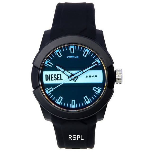 Diesel Double Up Silicon Strap MultiColour Dial Quartz DZ1982 Men's Watch