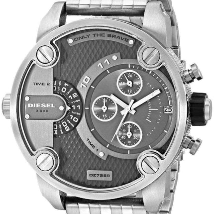 Diesel SBA Chronograph Dual Time Zone DZ7259 Mens Watch