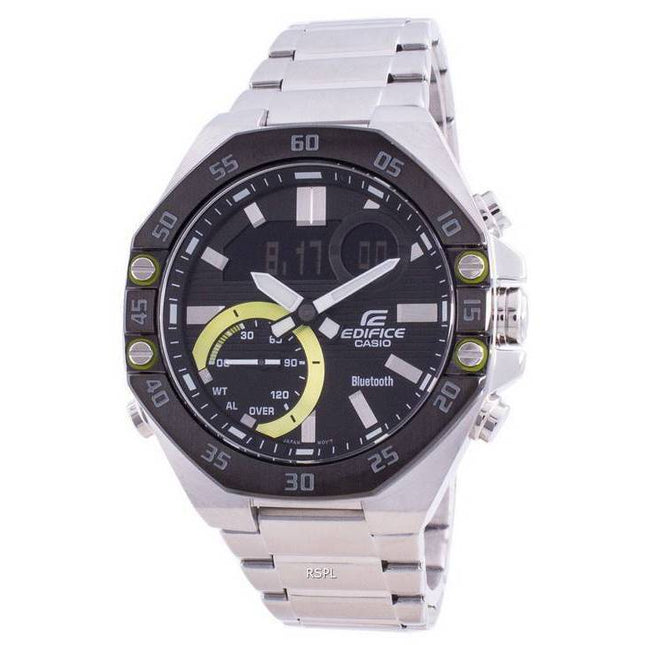 Casio Edifice World Time Mobile Link ECB-10DB-1A ECB10DB-1 100M Men's Watch