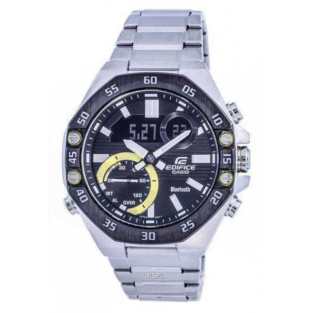 Casio Edifice Mobile link Analog Digital Quartz ECB-10DB-1B ECB10DB-1B 100M Mens Watch