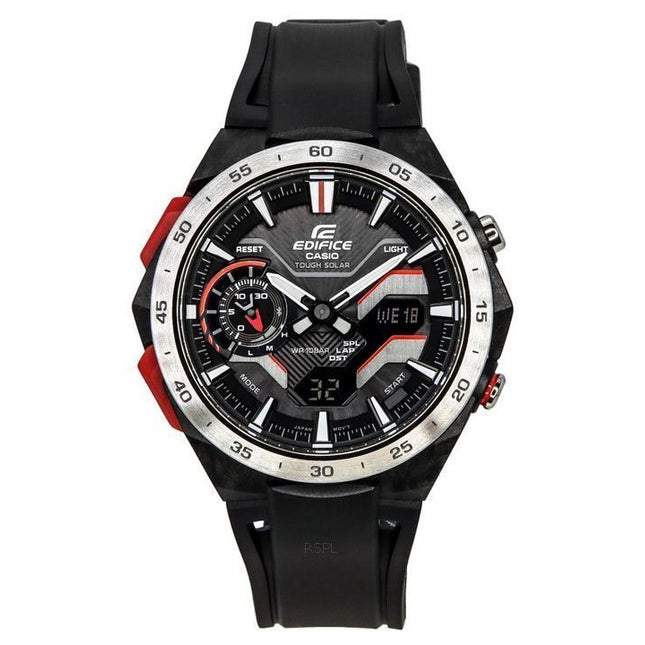 Casio Edifice Windflow Mobile link Analog Digital Black Dial Solar ECB-2200P-1A 100M Mens Watch