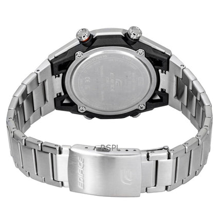 Casio Edifice Analog Digital Smartphone Link Stainless Steel Black Dial Solar ECB-2300D-1A 100M Men's Watch