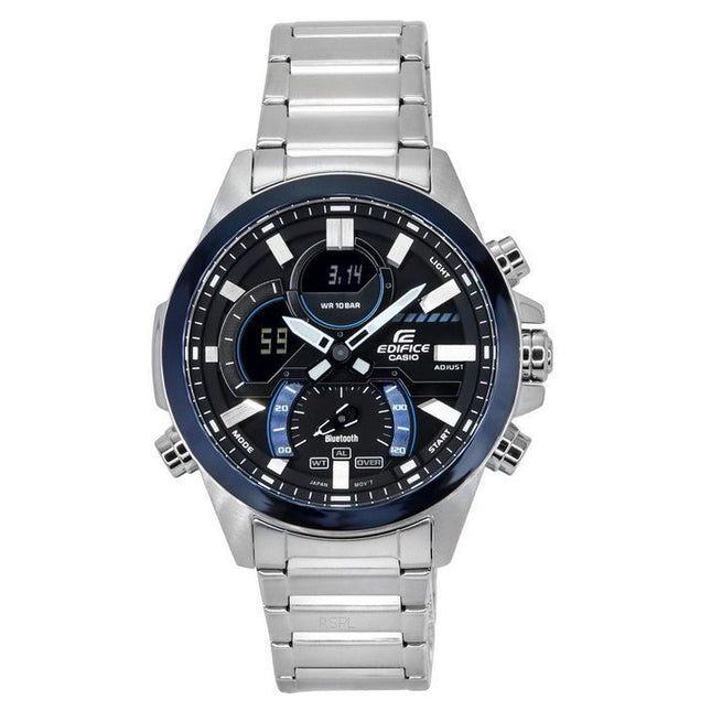 Casio Edifice Smartphone Link Analog Digital Grey Dial Quartz ECB-30DB-1A 100M Men's Watch
