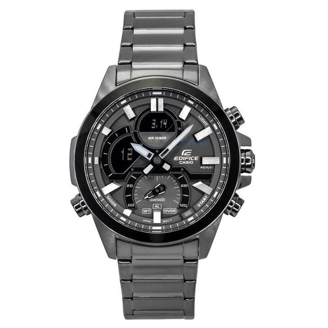 Casio Edifice Smartphone Link Model Bluetooth Analog Digital Grey Dial Quartz ECB-30DC-1B 100M Men's Watch