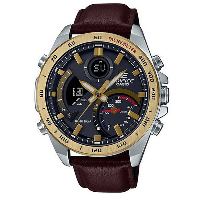 Casio Edifice Smartphone Link Chronograph Analog Digital Tough Solar ECB-900GL-1A ECB900GL-1 100M Mens Watch