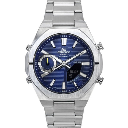 Casio Edifice Analog Digital Smartphone Link Blue Dial Quartz ECB-S10D-2A 100M Men's Watch