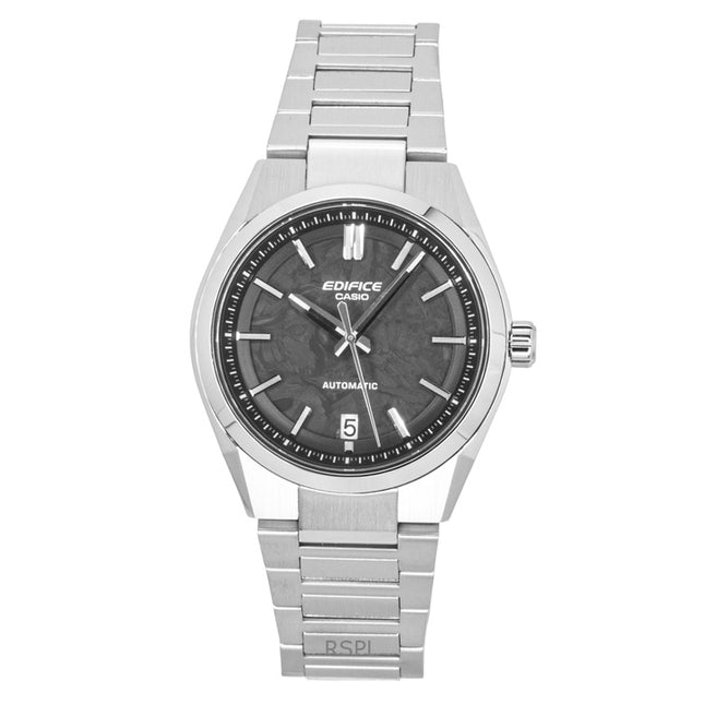 Casio Edifice Analog Stainless Steel Forged Carbon Grey Dial Automatic EFK-100CD-1A 100M Men's Watch