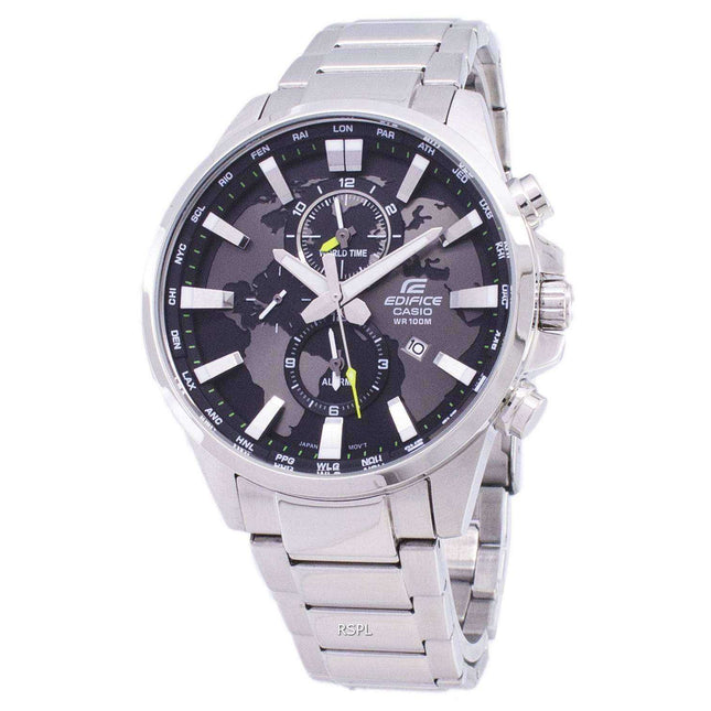 Casio Edifice EFR-303D-1AV World Map Quartz Men's Watch