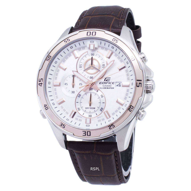 Casio Edifice EFR-547L-7AV EFR547L-7AV Chronograph Illuminator Analog Men's Watch