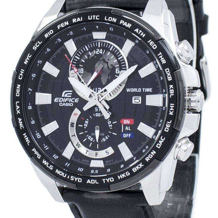 Casio Edifice World Time Quartz EFR-550L-1AV EFR550L-1AV Men's Watch