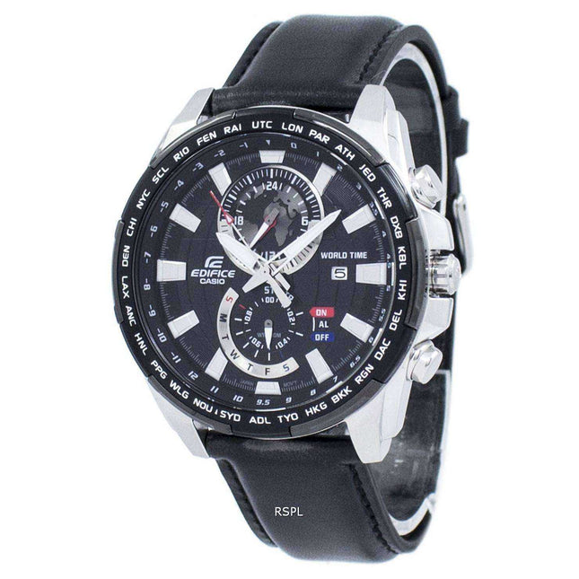 Casio Edifice World Time Quartz EFR-550L-1AV EFR550L-1AV Men's Watch