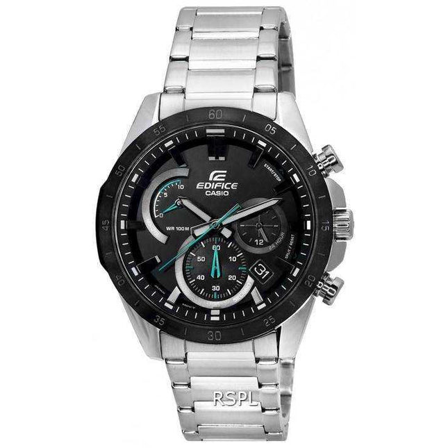 Casio Edifice Standard Chronograph Analog Quartz EFR-573DB-1A EFR573DB-1 100M Mens Watch