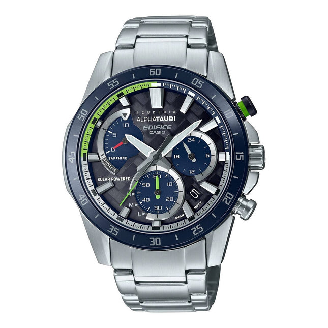 Casio Edifice Scuderia AlphaTauri Limited Edition Chronograph Solar EFS-S580AT-1A EFSS580AT-1 100M Mens Watch