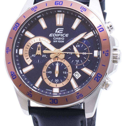 Casio Edifice EFV-570L-2BV EFV570L-2BV Chronograph Quartz Men's Watch