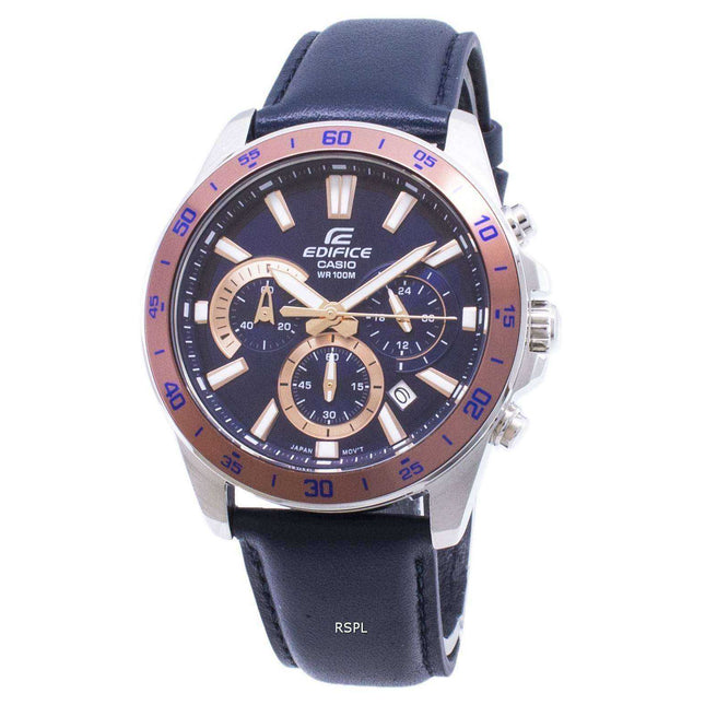 Casio Edifice EFV-570L-2BV EFV570L-2BV Chronograph Quartz Men's Watch
