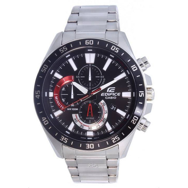 Casio Edifice Chronograph Analog Quartz EFV-620D-1A4V EFV620D-1A4 100M Mens Watch