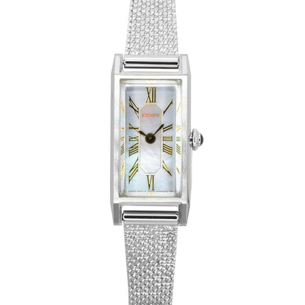 Citizen L Eco-Drive Stainless Steel Mother Of Pearl Dial EG7040-74D Women's Watch