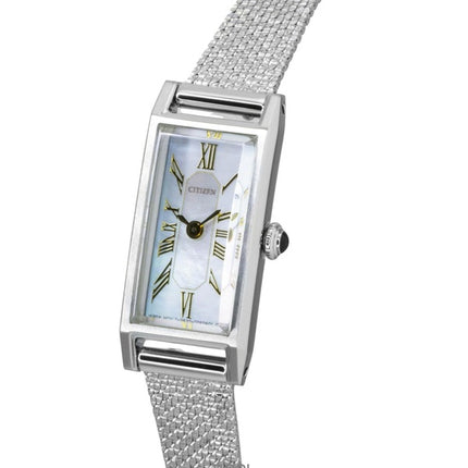 Citizen L Eco-Drive Stainless Steel Mother Of Pearl Dial EG7040-74D Women's Watch