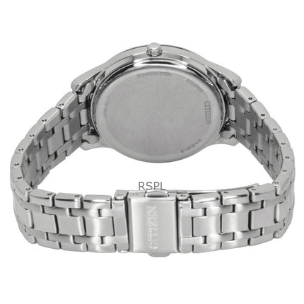 Citizen Elegance Stainless Steel White Dial Eco-Drive EM0411-71A Women's Watch