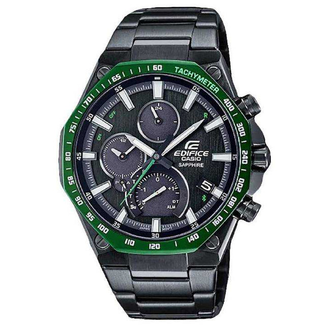 Casio Edifice Bluetooth Analog Stainless Steel Solar EQB-1100XDC-1A EQB1100XDC-1 100M Mens Watch