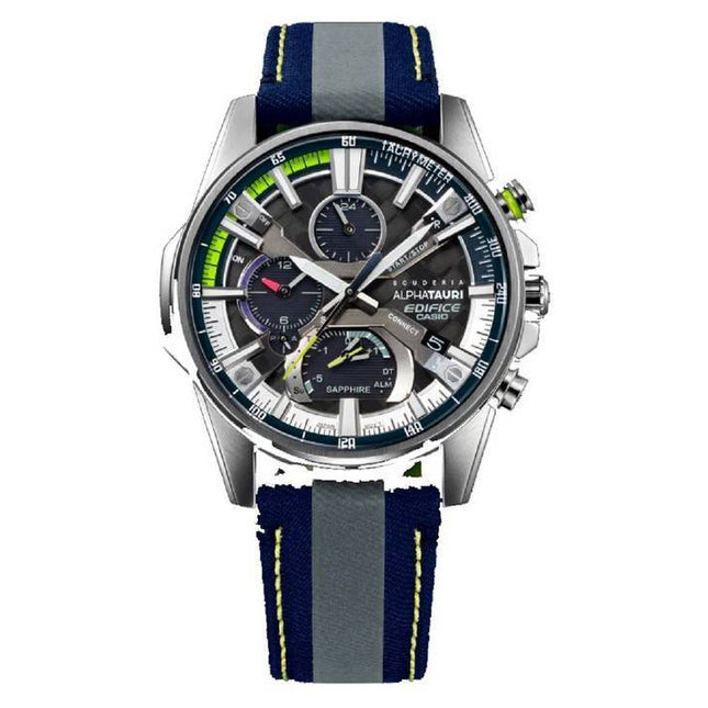 Casio Edifice Scuderia Alphatauri Limited Edition Analog Solar EQB-1200AT-1A EQB1200AT-1A 100M Mens Watch