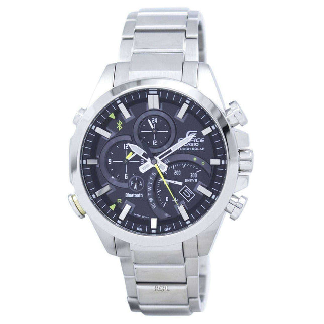 Casio Edifice Bluetooth Smartphone Link Dual Time Tough Solar EQB-501D-1A Men's Watch