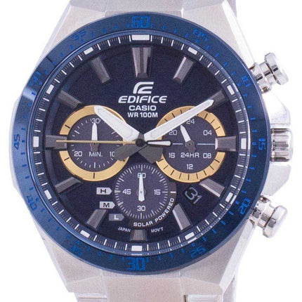 Casio Edifice Solar Powered Chronograph EQS-800BCD-2A EQS800BCD-2 100M Mens Watch