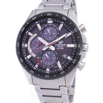Casio Edifice Chronograph Solar EQS900DB-1AV EQS-900DB-1AV Men's Watch