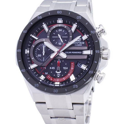 Casio Edifice EQS-920DB-1AV EQS920DB1-AV Solar Chronograph Men's Watch