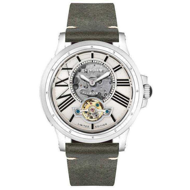 Thomas Earnshaw Bertha Limited Edition Open Heart Skeleton Dial Automatic ES-8244-02 Mens Watch