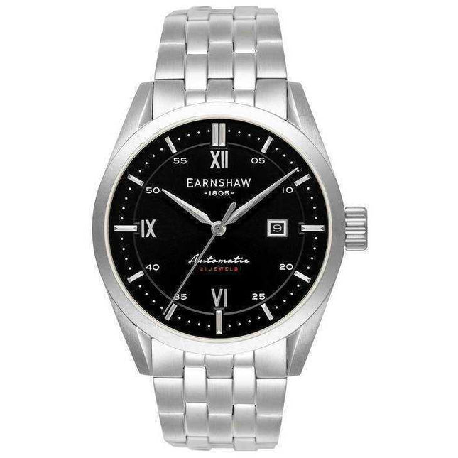 Thomas Earnshaw Smith Precisto Limited Edition Black Dial Automatic ES-8811-11 Mens Watch