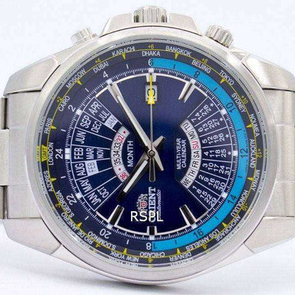 Orient Automatic Multi Year Calendar World Time EU0B002D Mens Watch