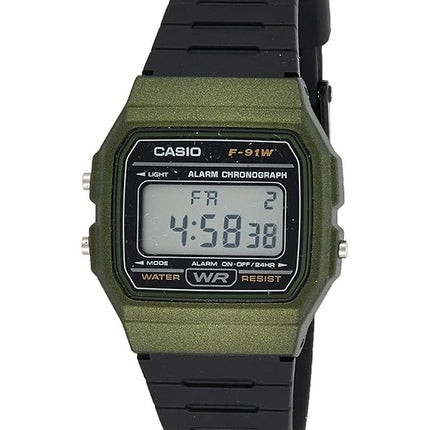 Casio Classic Daily Alarm F-91WM-3A F91WM-3A Men's Watch