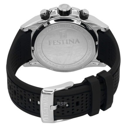 Festina The Originals Chronograph Rubber Strap Green Dial Quartz F20330-B 100M Men's Watch