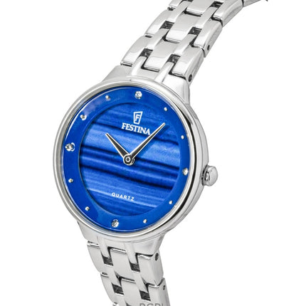 Festina Mademoiselle Stainless Steel Blue Dial Quartz F20600-A Women's Watch
