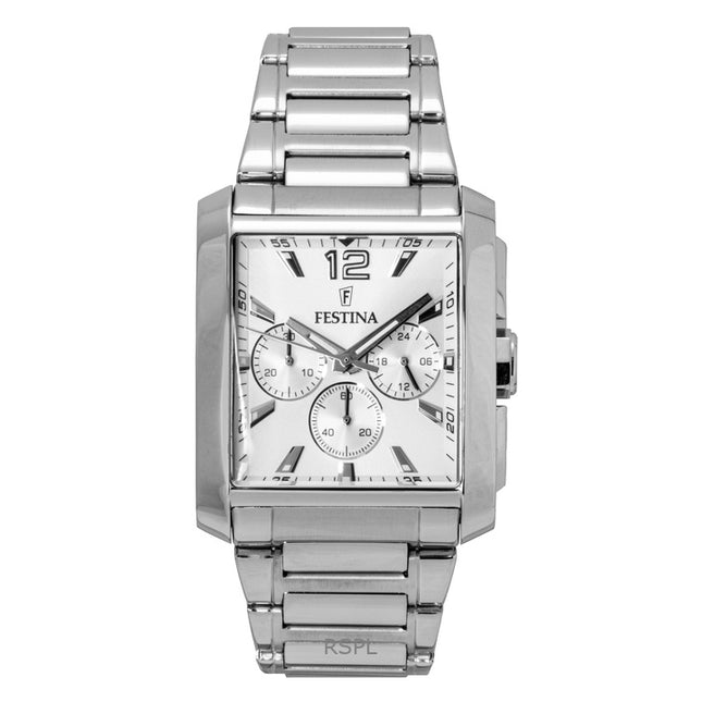 Festina Chronograph Stainless Steel Silver Dial Quartz F20635-1 Men's Watch