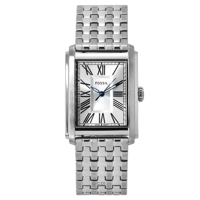 Fossil Carraway Stainless Steel Silver Dial Quartz FS6008 Men's Watch