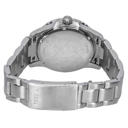 Fossil Blue Dive Stainless Steel Black Dial Quartz FS6032 100M Men's Watch