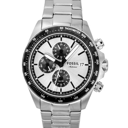 Fossil Autocross Multifunction Stainless Steel Silver Dial Quartz FS6124 Men's Watch