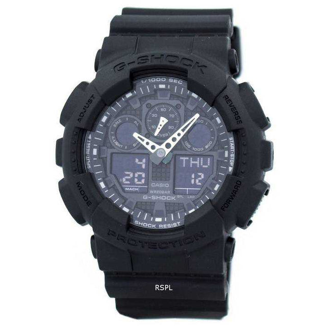 Casio G-Shock Military Matte Black GA-100-1A1 Mens Watch