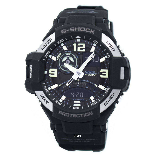 Casio G-Shock Gravitymaster Twin Sensor GA-1000-1B Mens Watch