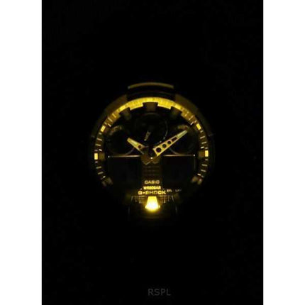 Casio G-Shock Analog Digital Resin Strap Black Dial Quartz GA-100TU-1A3 200M Men's Watch