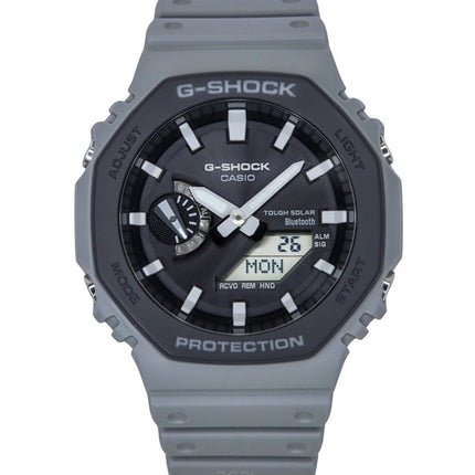 Casio G-Shock Analog Digital Smartphone Link Bio-Based Resin Strap Grey Dial Tough Solar GA-B2100LUU-8A 200M Men's Watch
