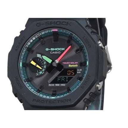 Casio G-Shock Analog Digital Smartphone Link Multi Fluorescent Accents Series Tough Solar GA-B2100MF-1A 200M Men's Watch