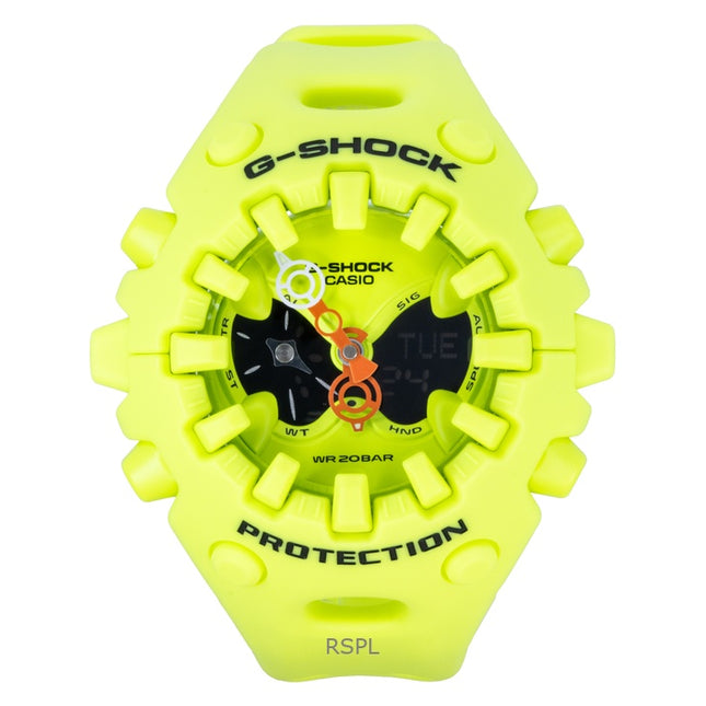 Casio G-Shock Analog Digital Resin Strap Green Dial Quartz GA-V01-9A 200M Unisex Watch