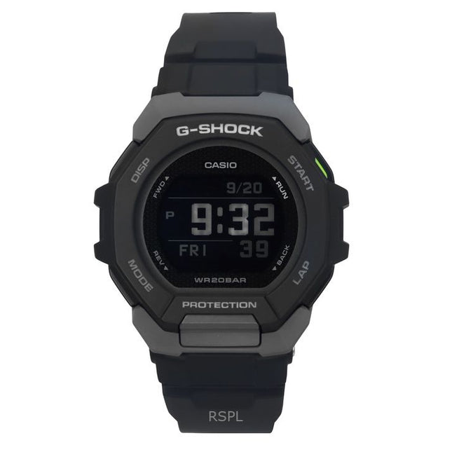 Casio G-Shock G-Squad Digital Smartphone Link Bio-Based Resin Quartz GBD-300-1 200M Men's Watch