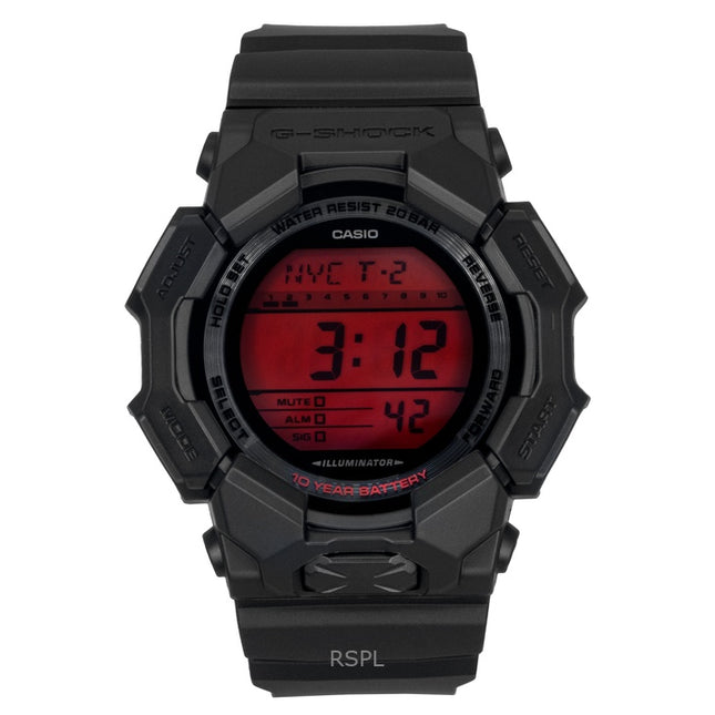 Casio G-Shock Digital Resin Strap Quartz GD-010BBR-1 200M Men's Watch