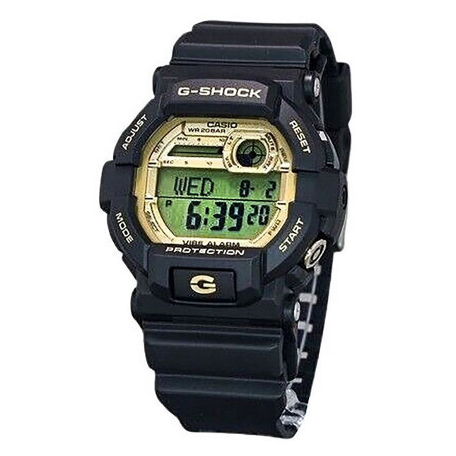 Casio G-Shock 10th Anniversary Digital Resin Strap Gold Dial Quartz GD-350GB-1 200M Mens Watch