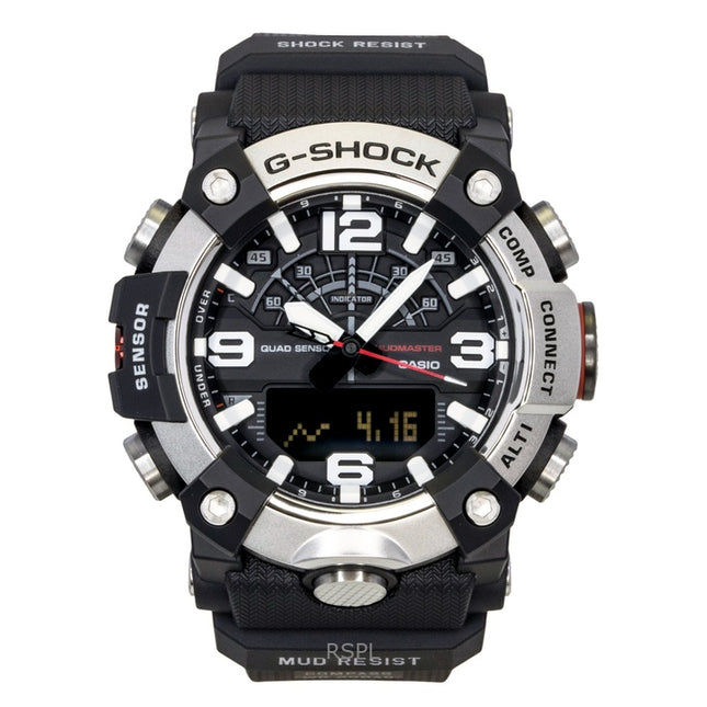 Casio G-Shock Master of G-Land Mudmaster Analog Digital Smartphone Link Black Dial Quartz GG-B100XM-1A 200M Men's Watch