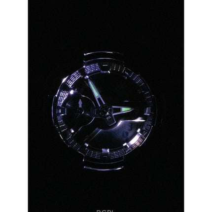 Casio G-Shock Analog Digital Stainless Steel Grey Dial Quartz GM-110D-8A 200M Men's Watch